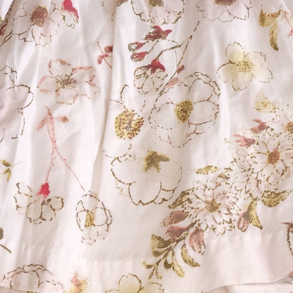 BB DAKOTA Floral Mini Dress in White and Pink 100% Cotton S - Picture 3 of 11